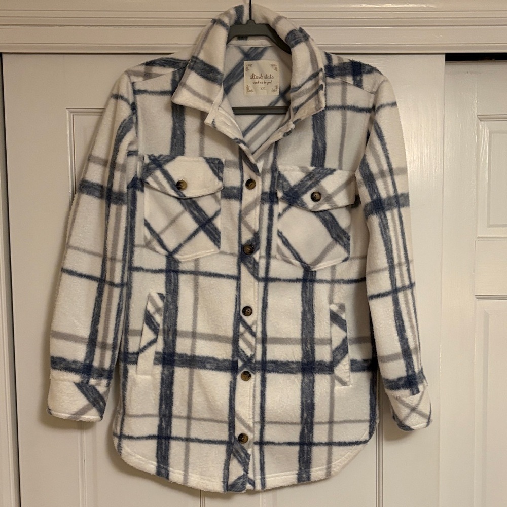 Alter’d State Plaid Button-Up Jacket